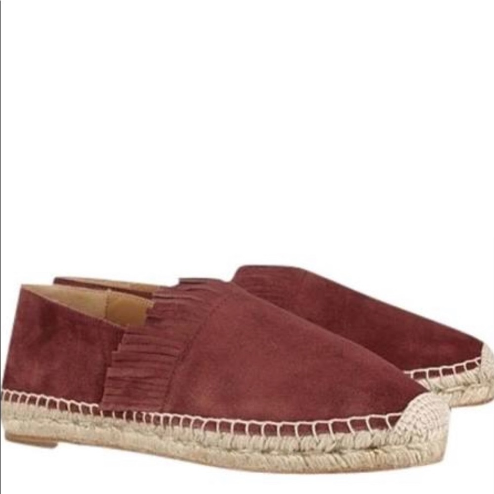 Chloé Fringe Suede Espadrilles 10 | needs insoles